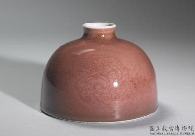 图片[3]-Flat bulbous vase with red glaze, Qing dynasty, Kangxi reign (1662-1722)-China Archive